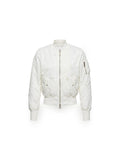 DOUBLE-SIDED SLIM BOMBER WHITE
