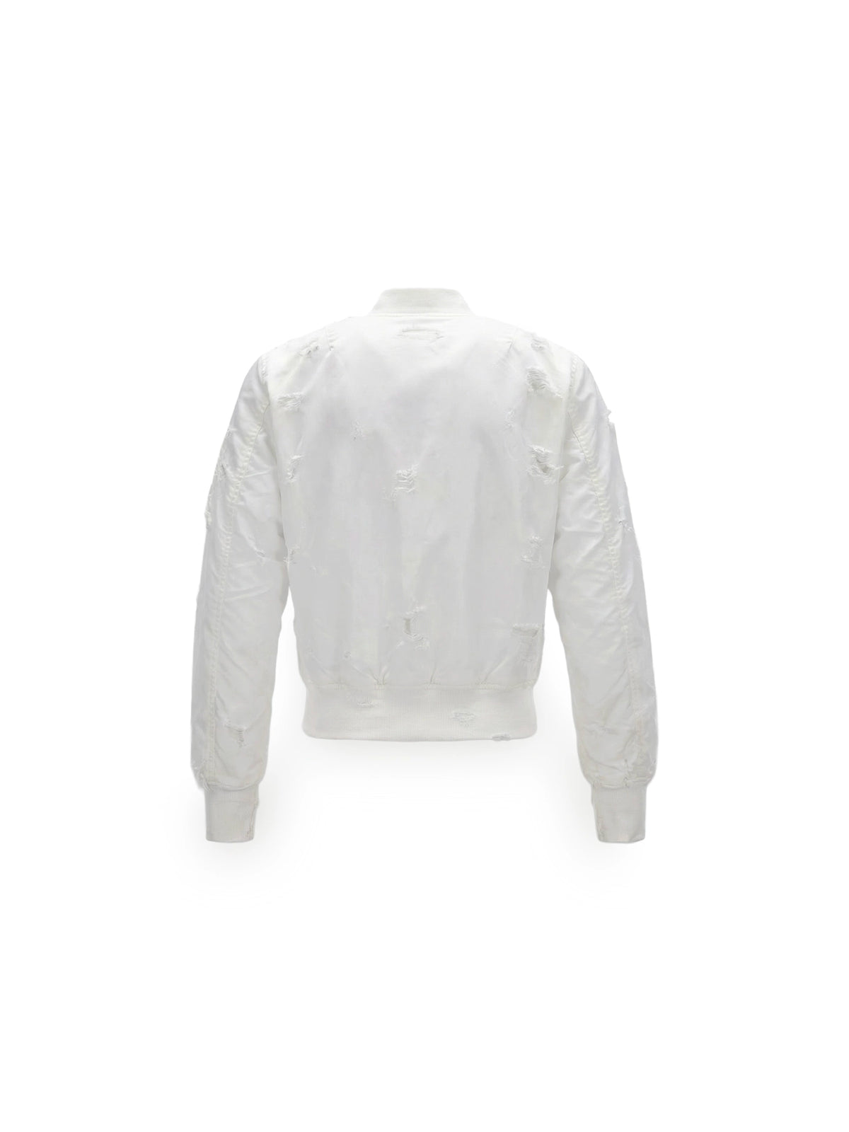 DOUBLE-SIDED SLIM BOMBER WHITE