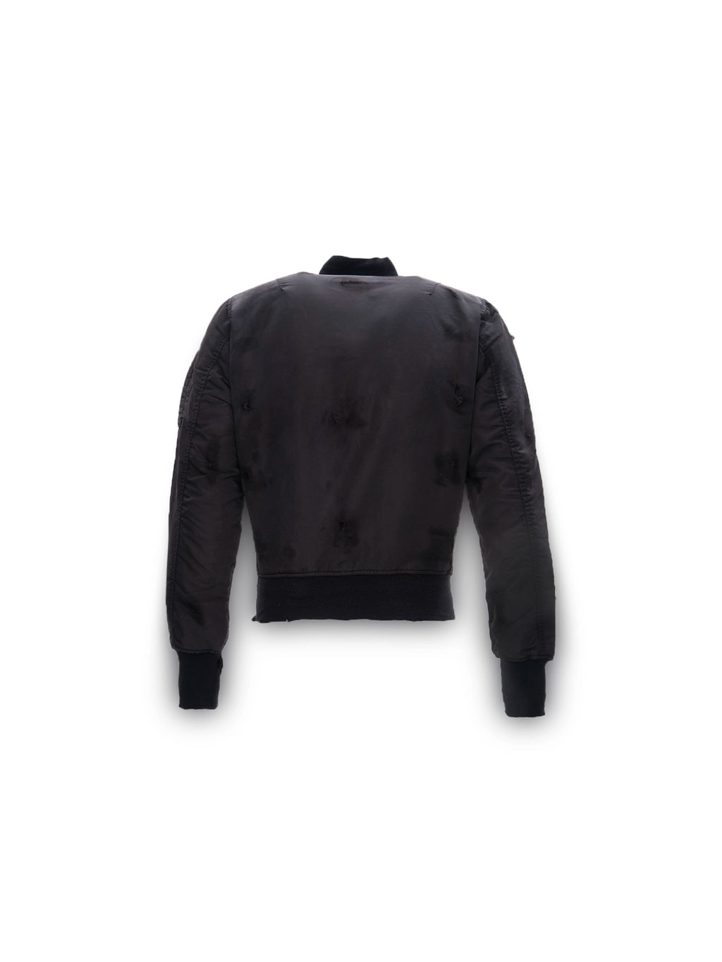 DOUBLE-SIDED SLIM BOMBER BLACK