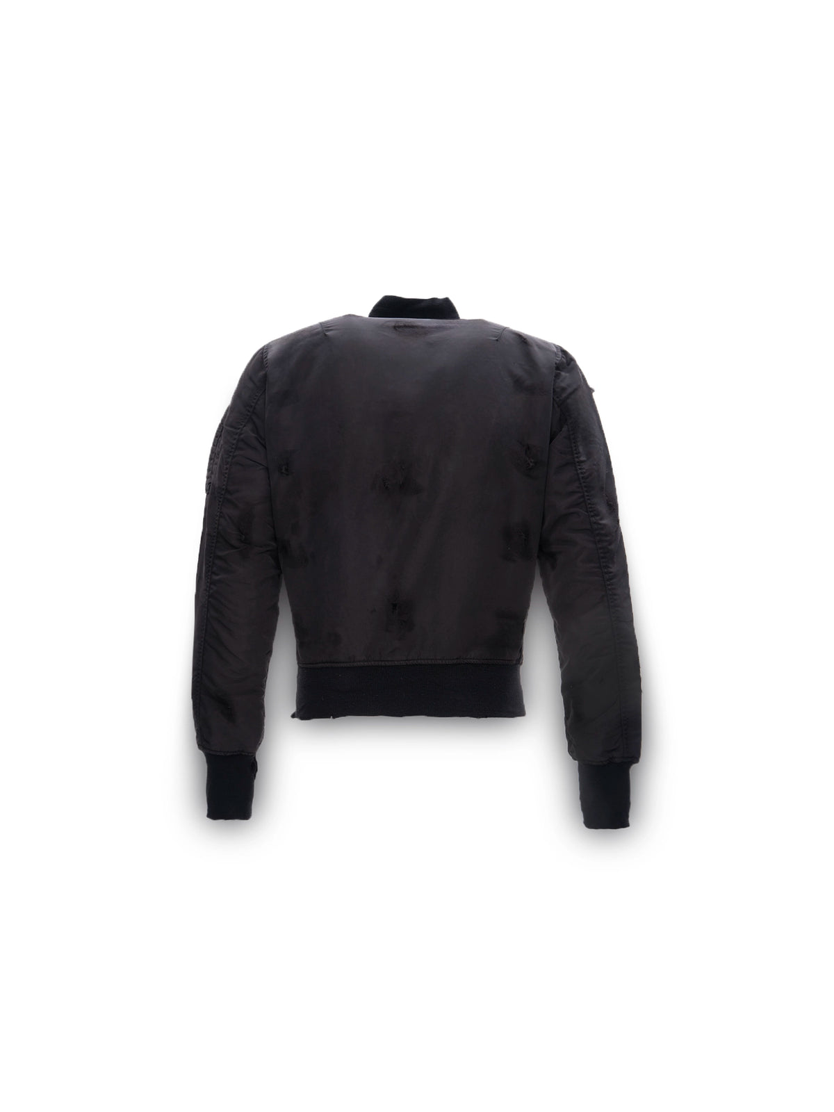 DOUBLE-SIDED SLIM BOMBER BLACK