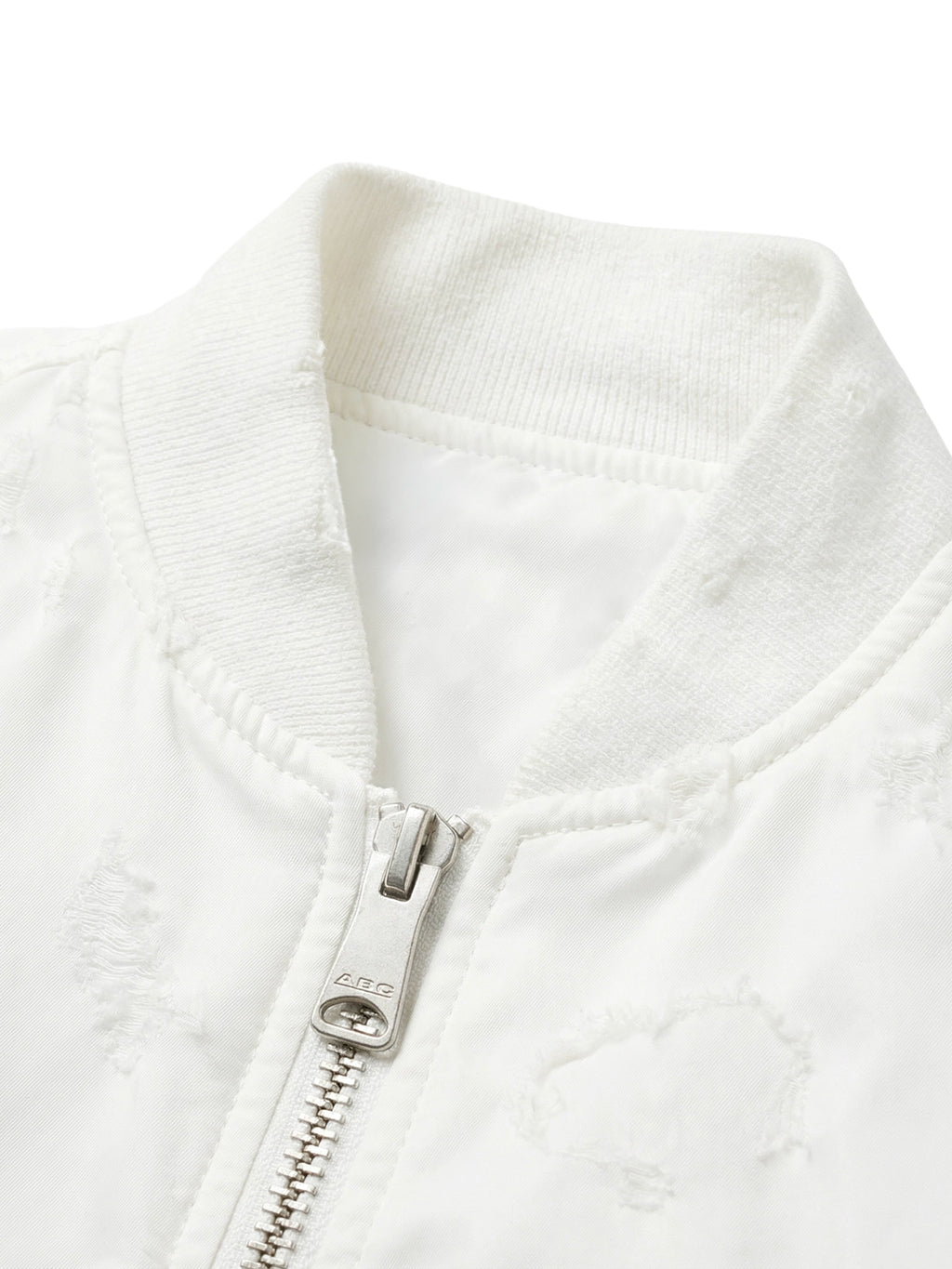 DOUBLE-SIDED SLIM BOMBER WHITE