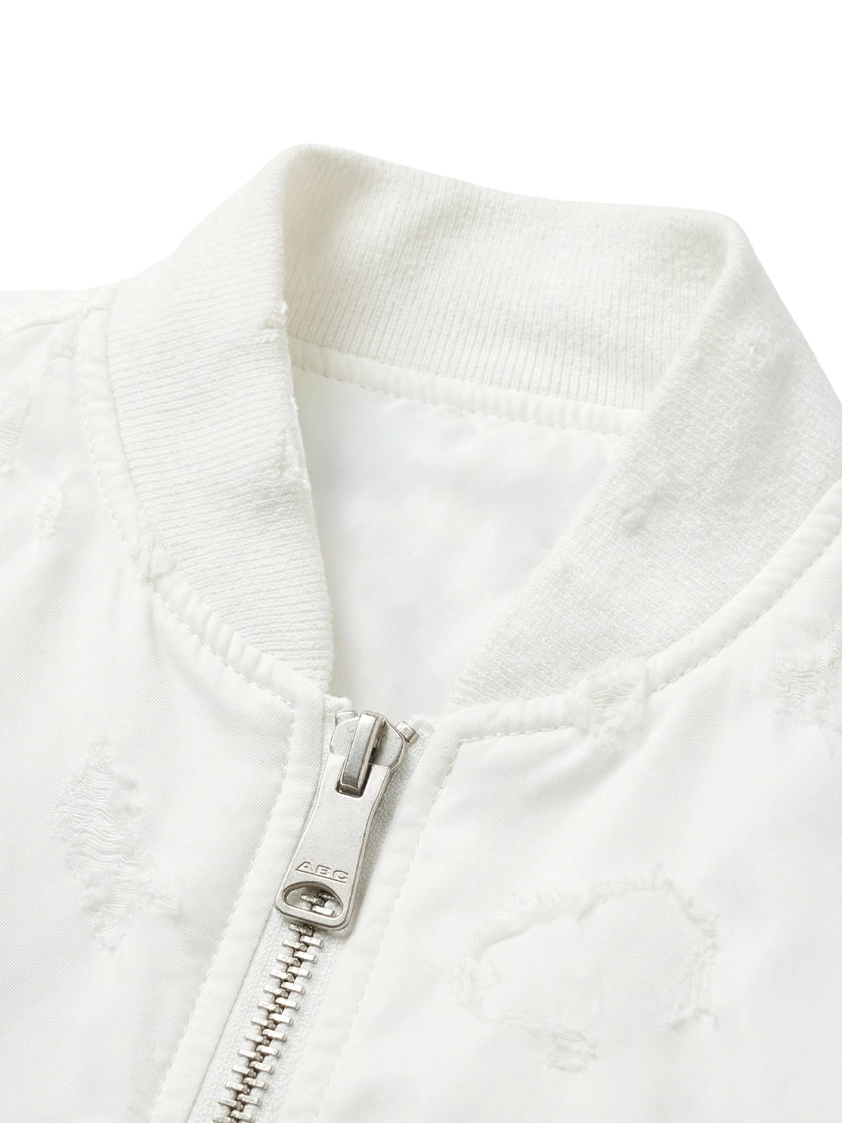 DOUBLE-SIDED SLIM BOMBER WHITE