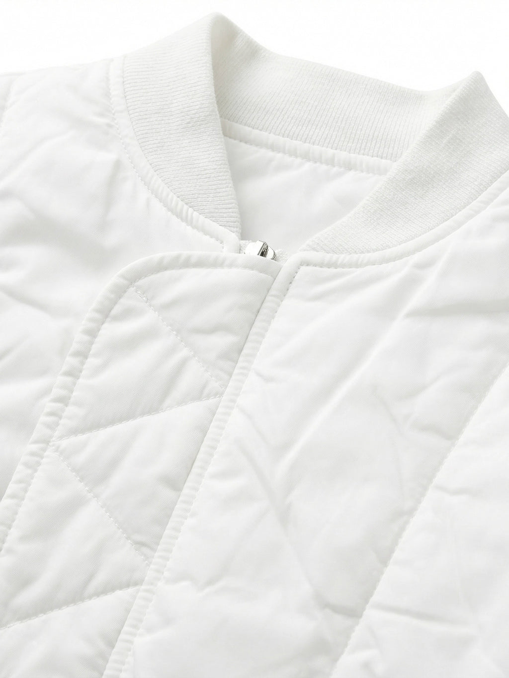 DOUBLE-SIDED SLIM BOMBER WHITE