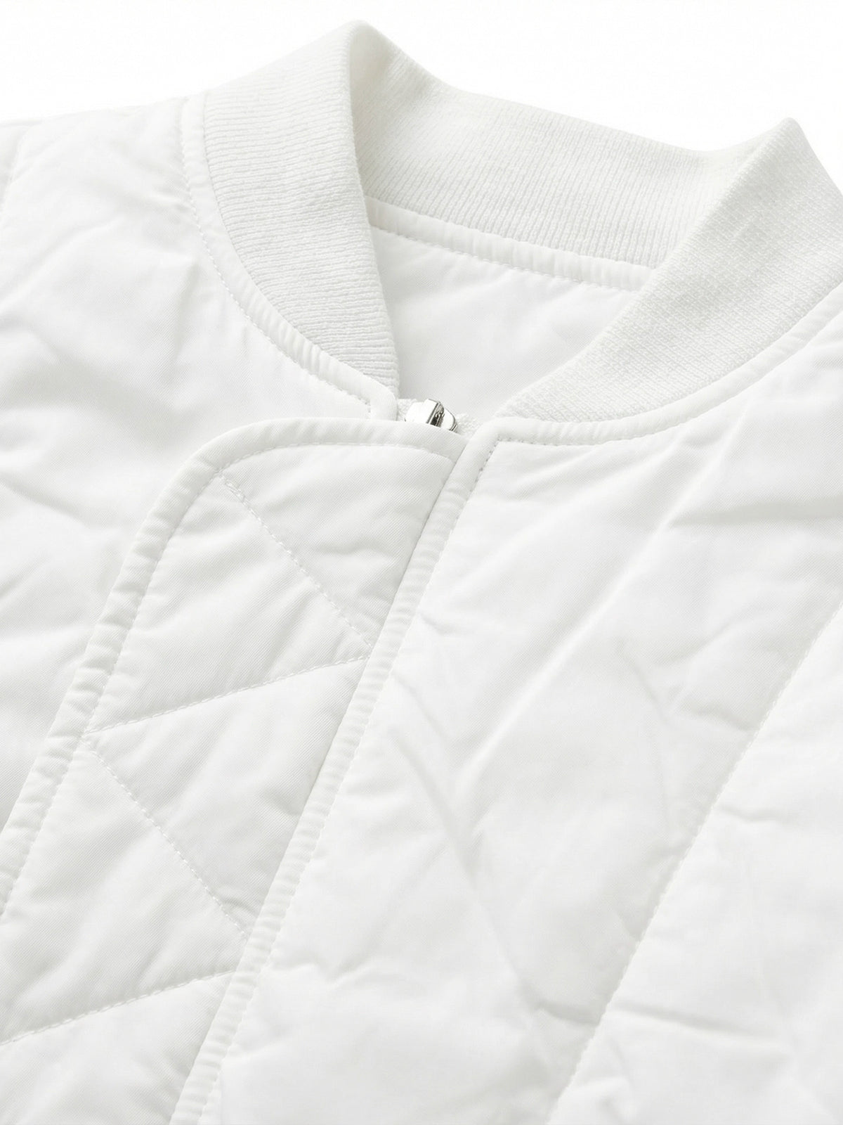 DOUBLE-SIDED SLIM BOMBER WHITE