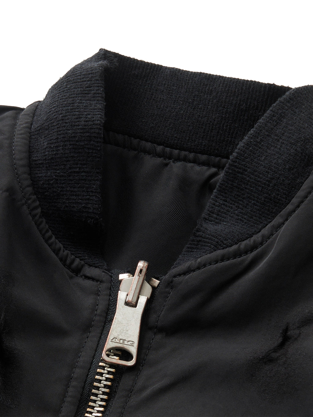 DOUBLE-SIDED SLIM BOMBER BLACK