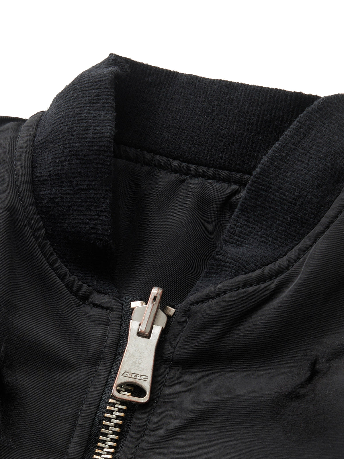 DOUBLE-SIDED SLIM BOMBER BLACK
