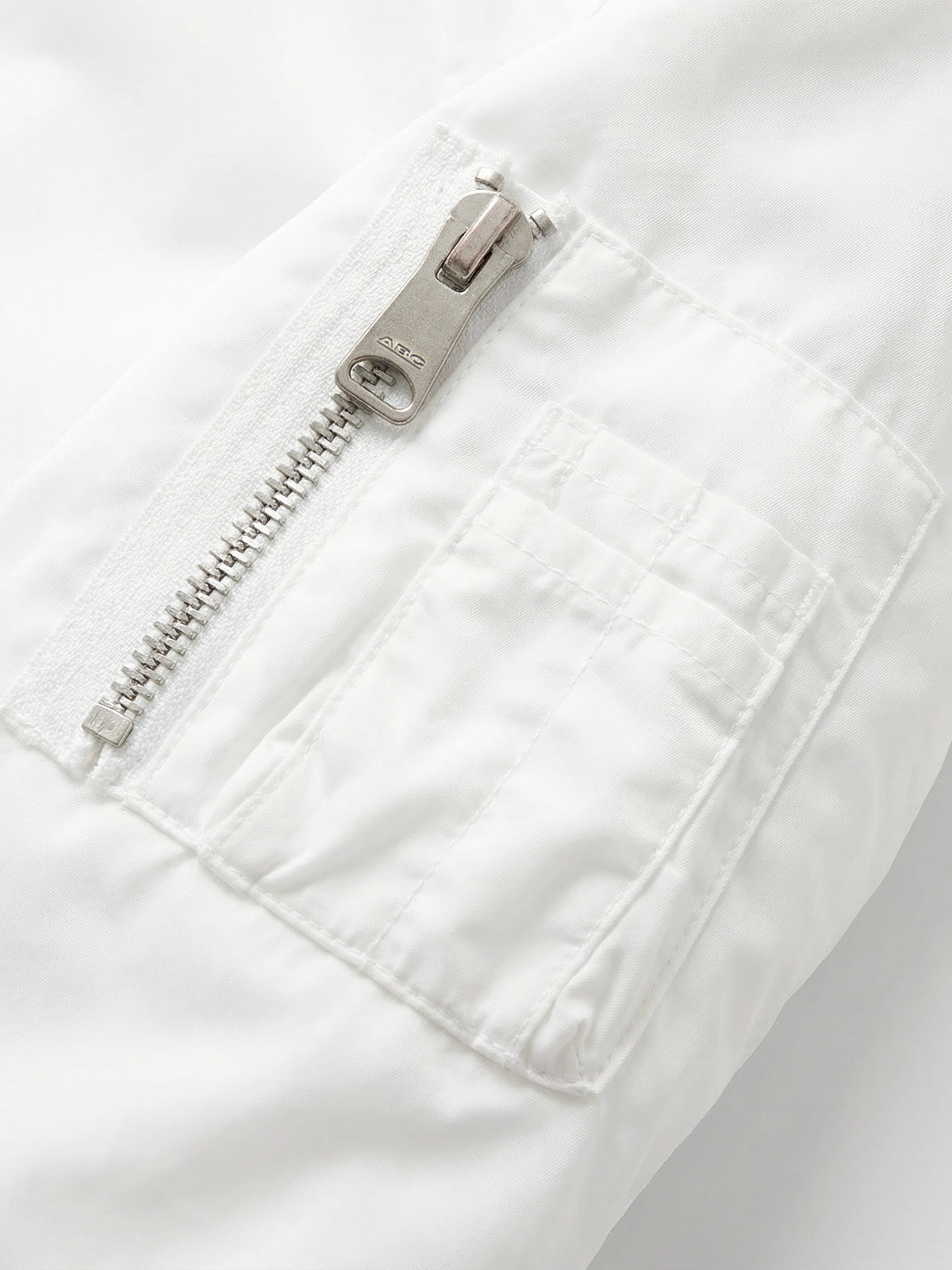 DOUBLE-SIDED SLIM BOMBER WHITE