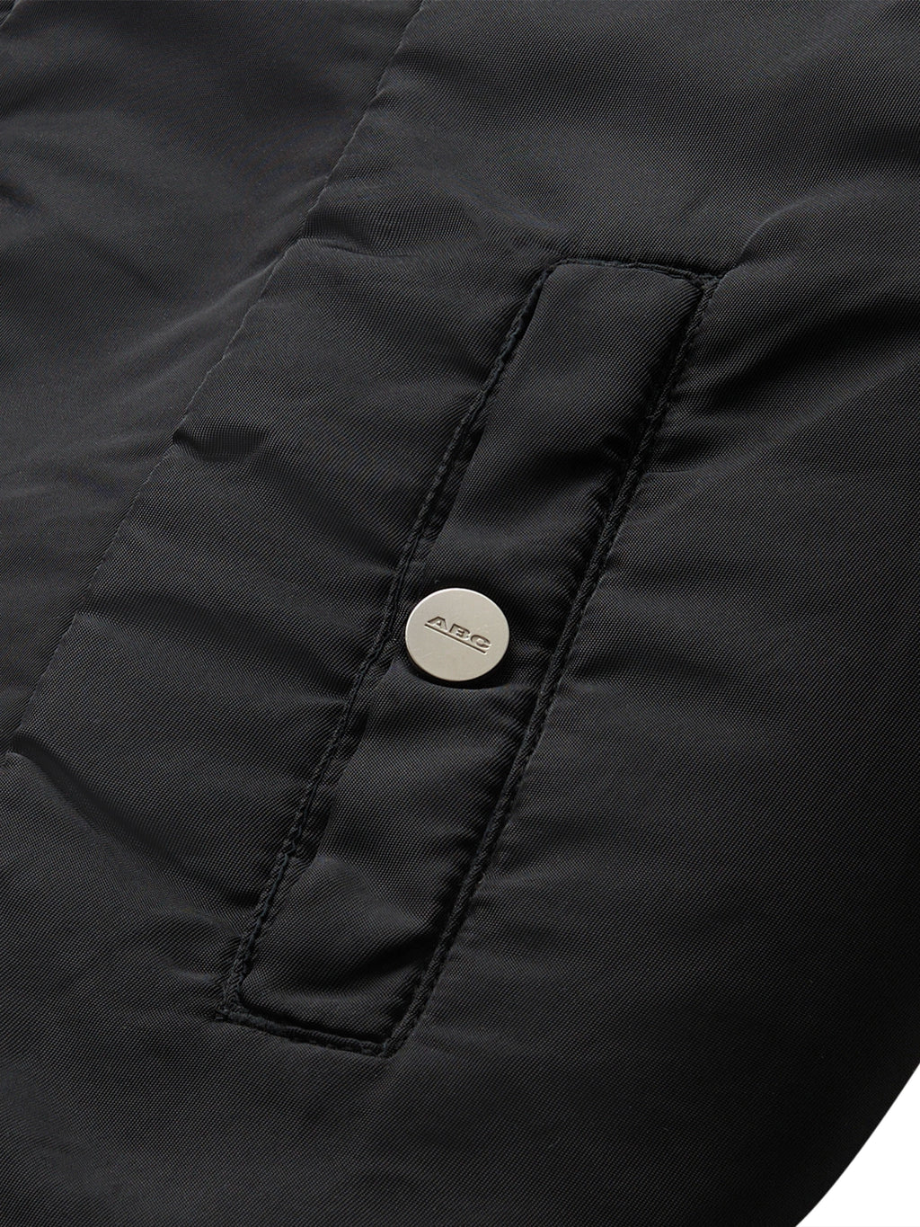 DOUBLE-SIDED SLIM BOMBER BLACK