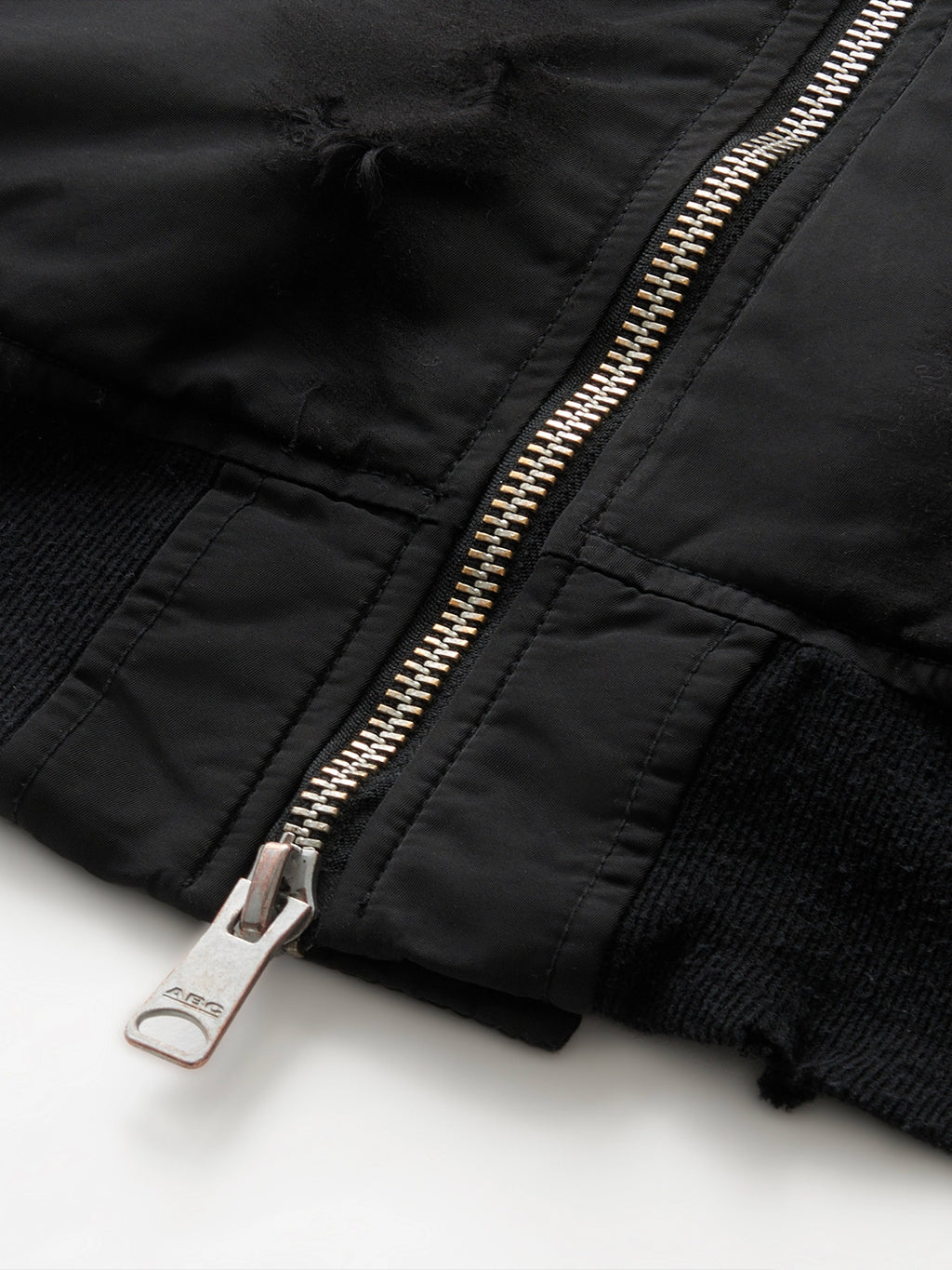 DOUBLE-SIDED SLIM BOMBER BLACK