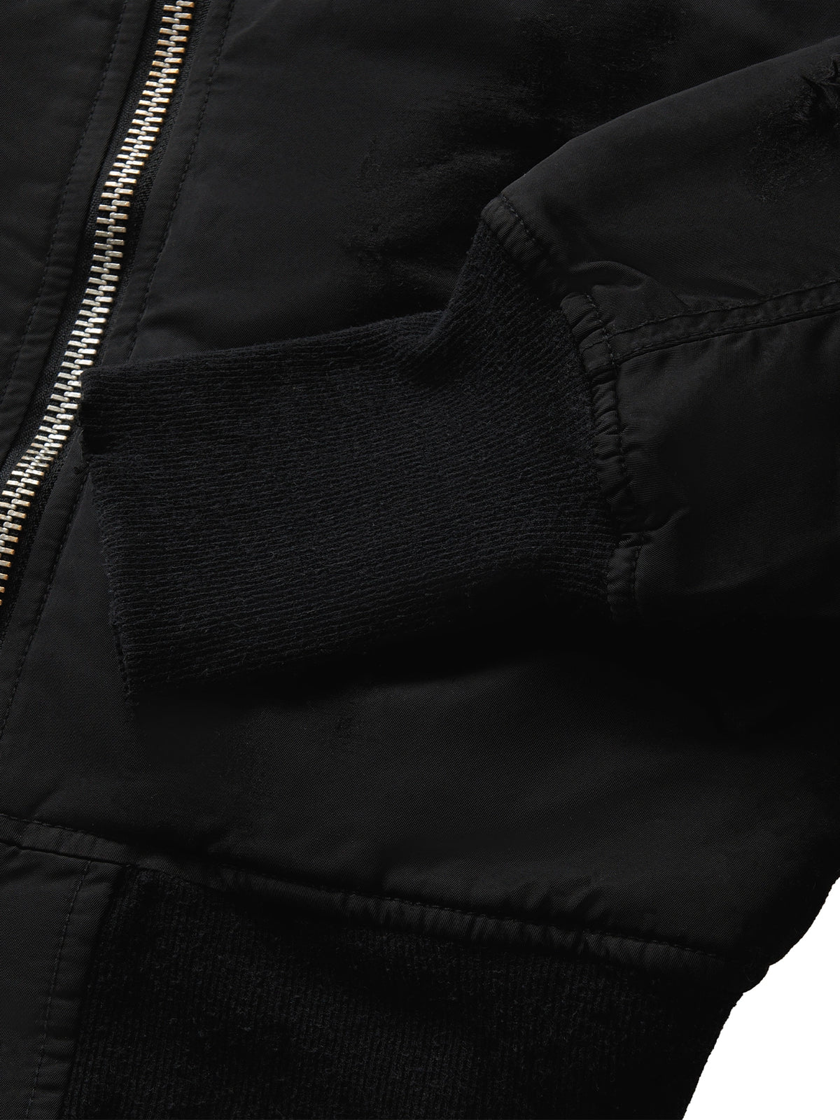 DOUBLE-SIDED SLIM BOMBER BLACK