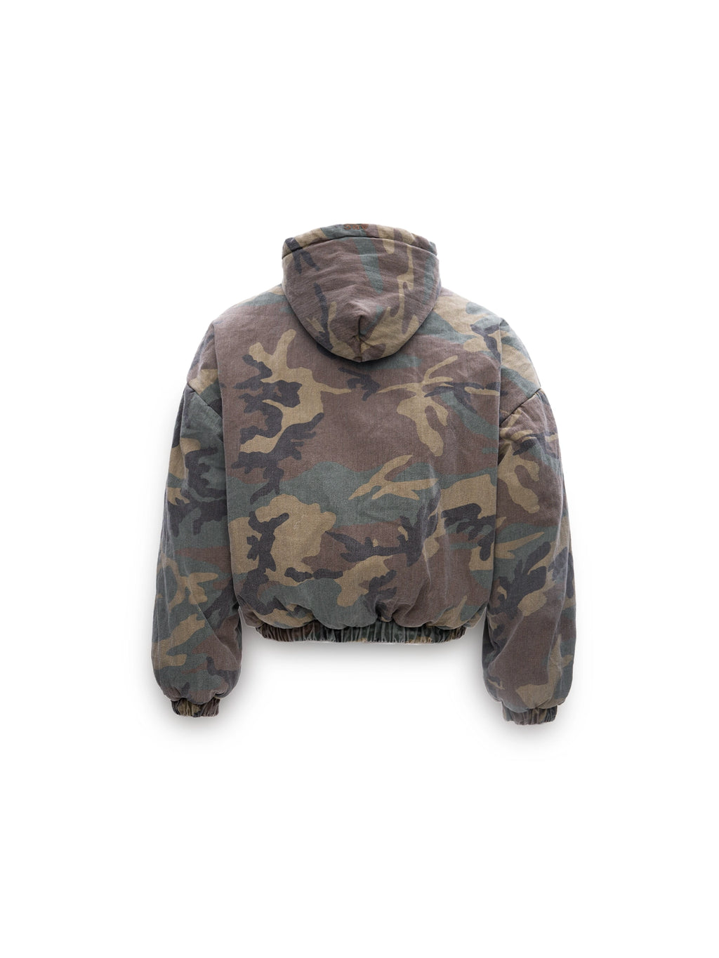 CROPPED BOMBER CAMO
