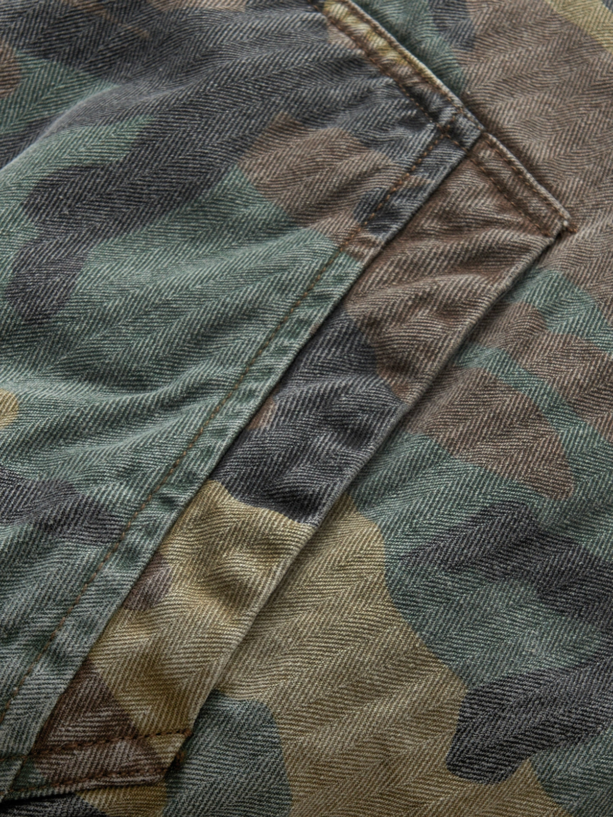 CROPPED BOMBER CAMO