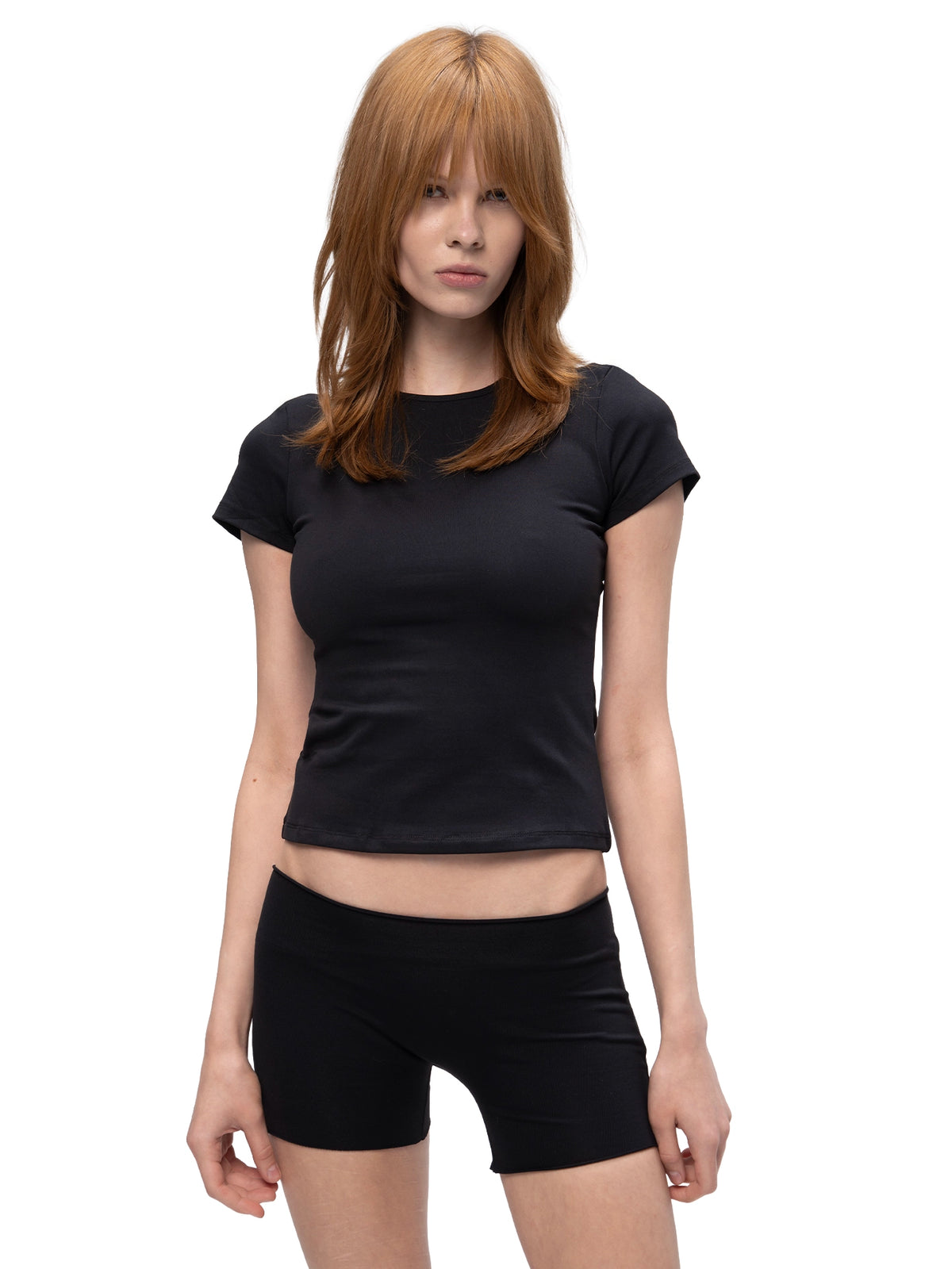 BABY TEE COTTON BLACK