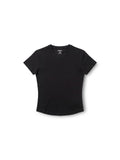 BABY TEE COTTON BLACK