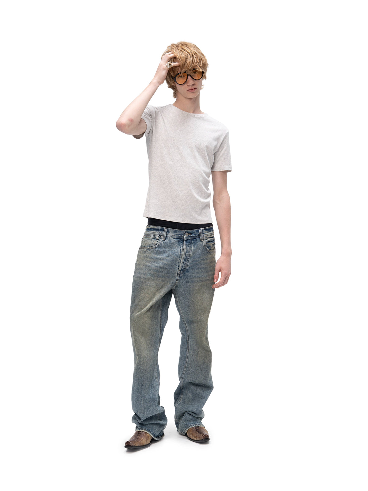 ACID SLIM TEE ASH