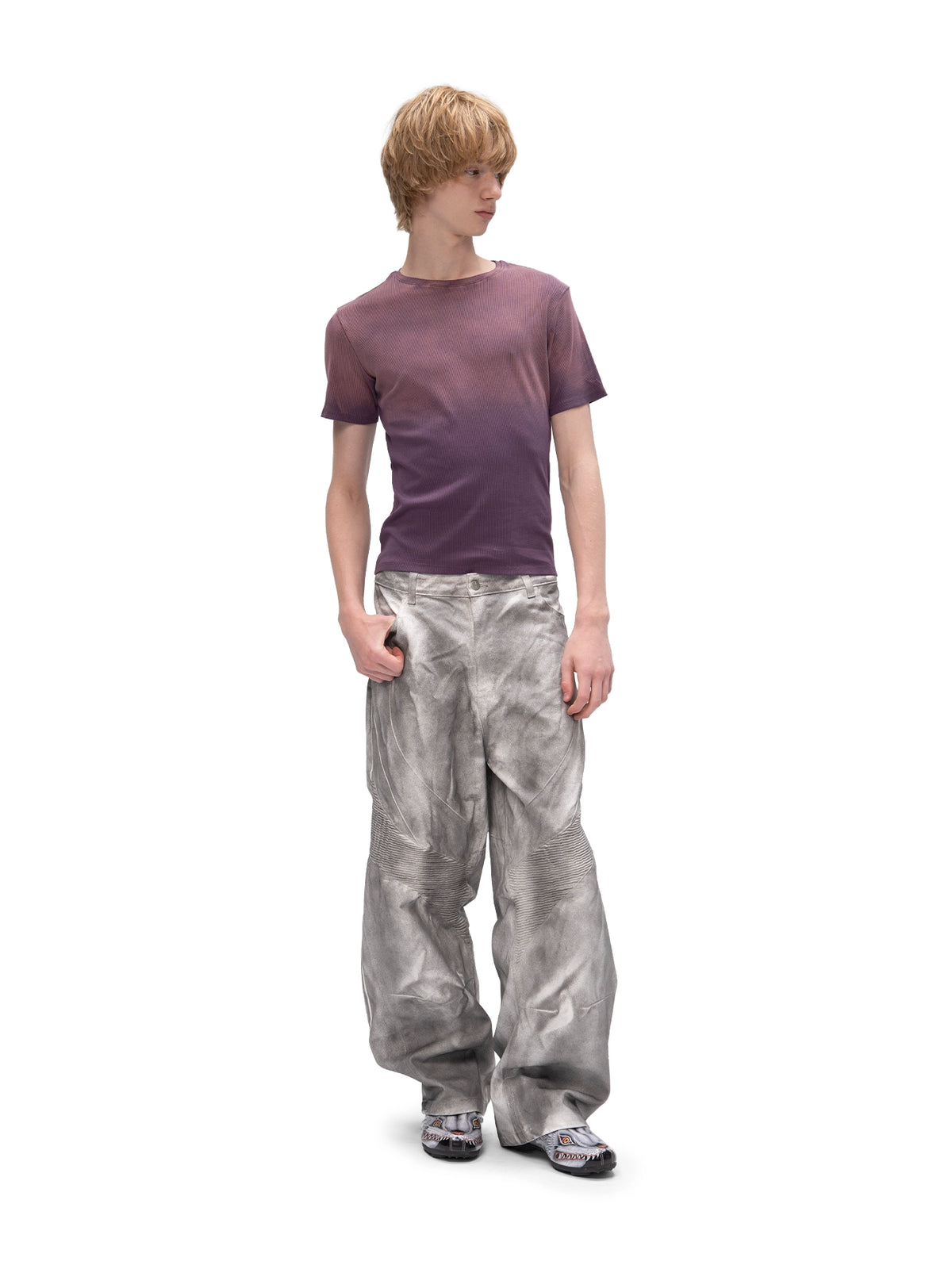 ACID SLIM TEE PLUM