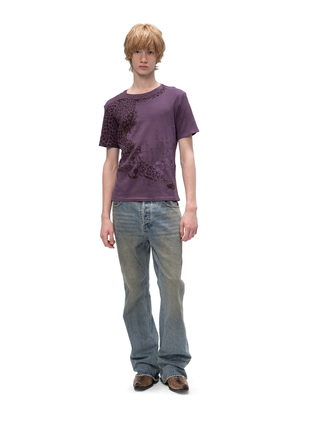SLIM TEE LEOPARD