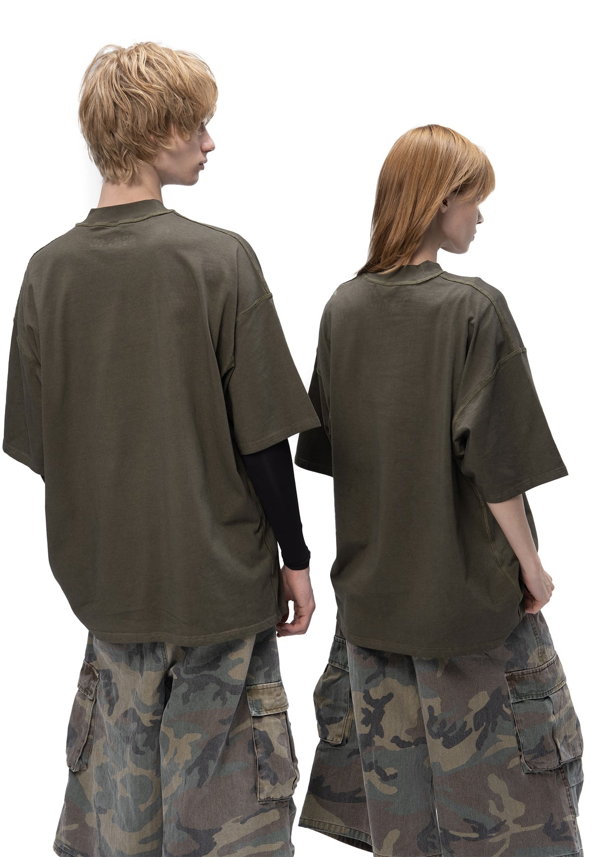 DOUBLE-SIDED T-SHIRT ABC KHAKI