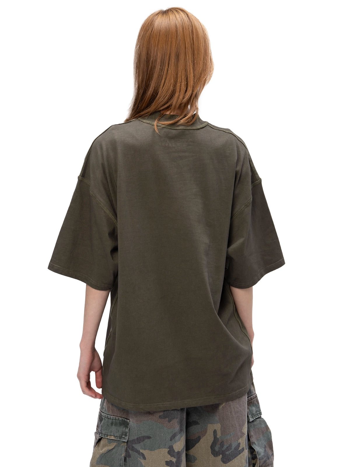 DOUBLE-SIDED T-SHIRT ABC KHAKI