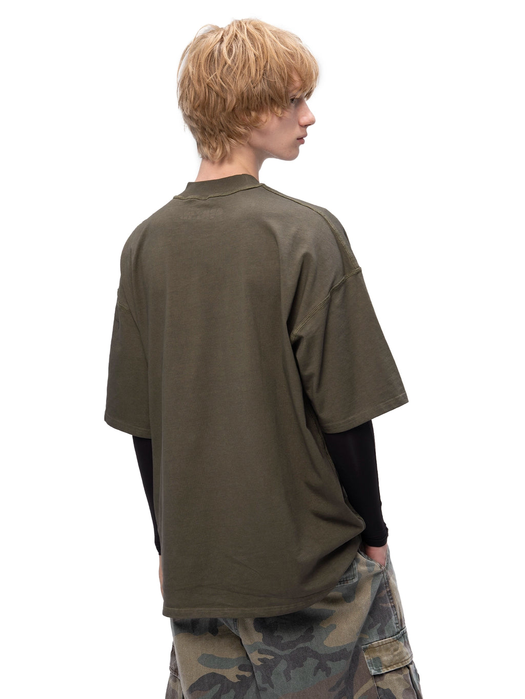 DOUBLE-SIDED T-SHIRT ABC KHAKI