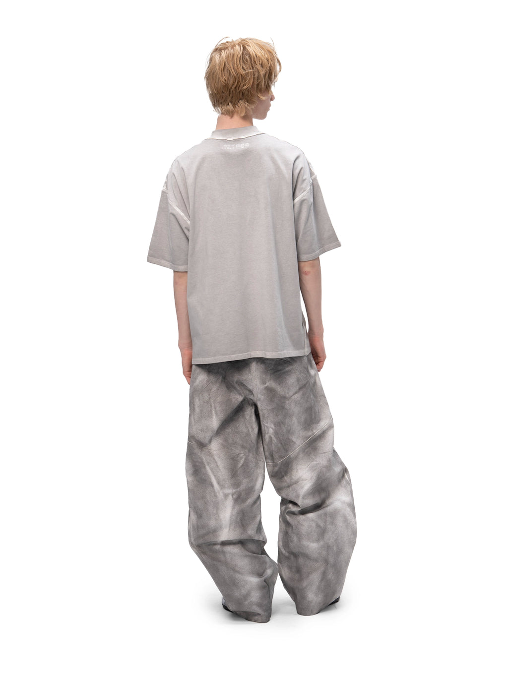 DOUBLE-SIDED T-SHIRT ABC GREY