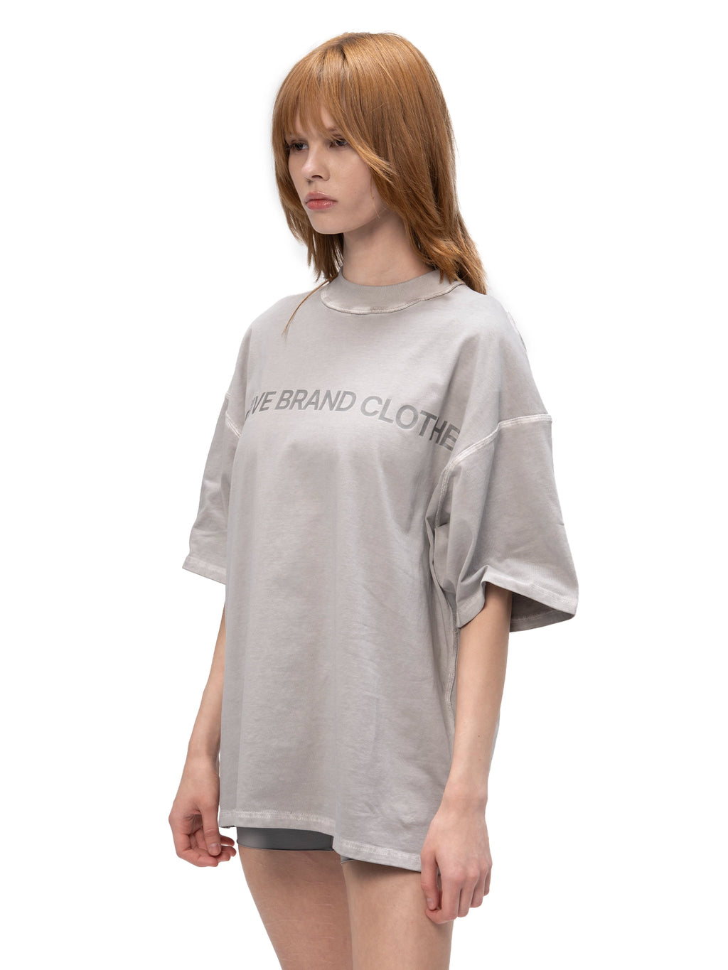 DOUBLE-SIDED T-SHIRT ABC GREY
