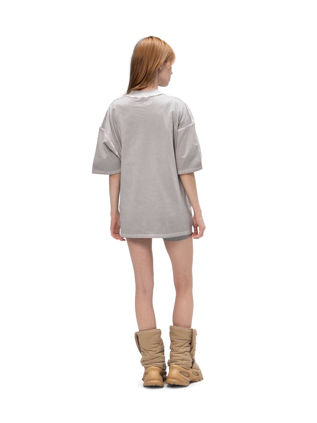 DOUBLE-SIDED T-SHIRT ABC GREY