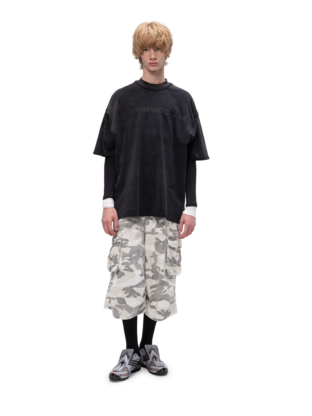 DOUBLE-SIDED T-SHIRT ABC BLACK
