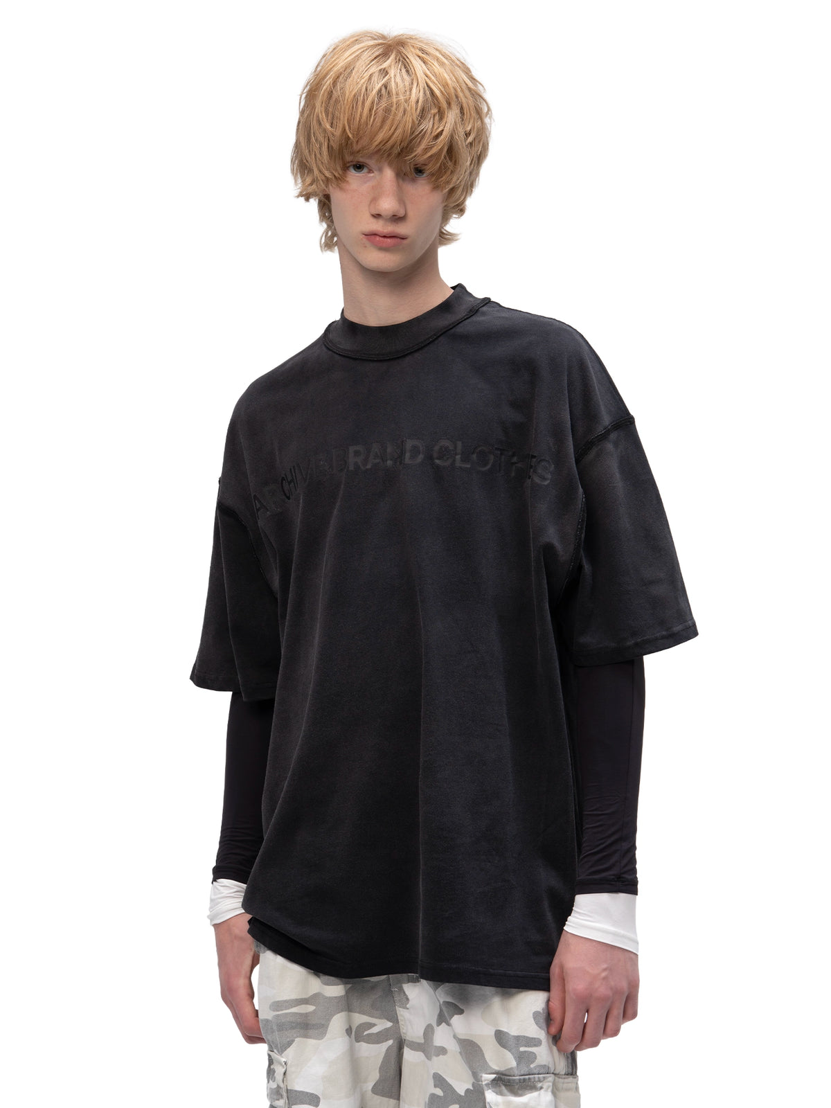 DOUBLE-SIDED T-SHIRT ABC BLACK