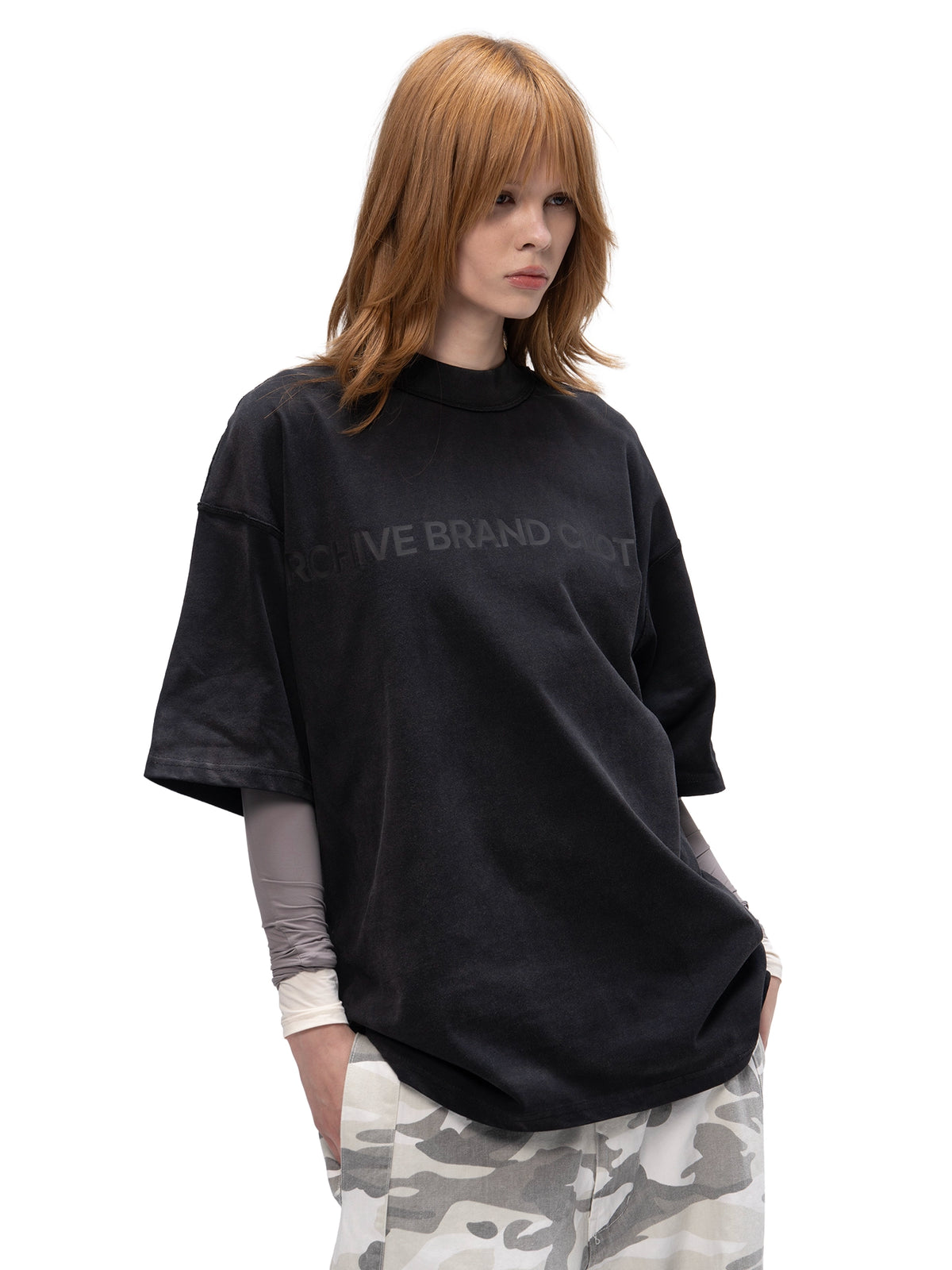 DOUBLE-SIDED T-SHIRT ABC BLACK