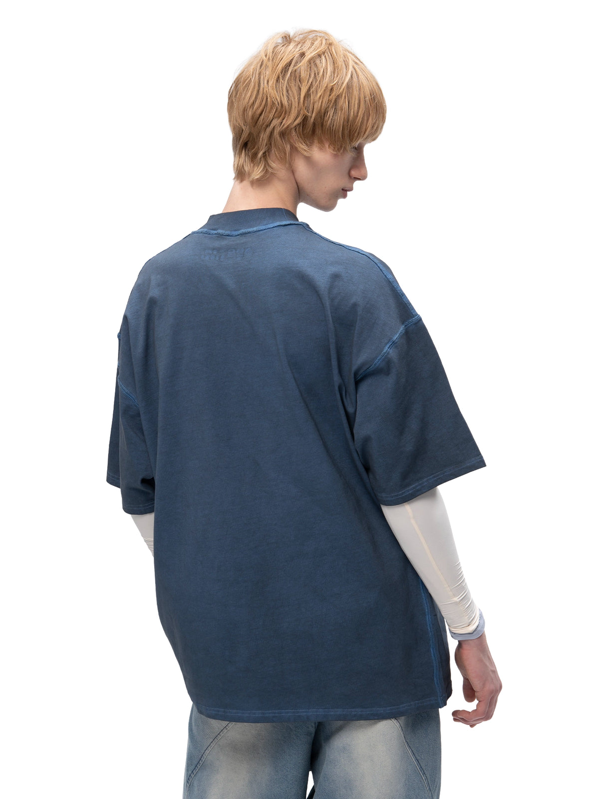DOUBLE-SIDED T-SHIRT ABC BLUE