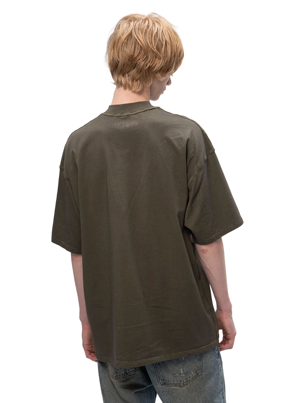 ACID WASH T-SHIRT CREATOR KHAKI