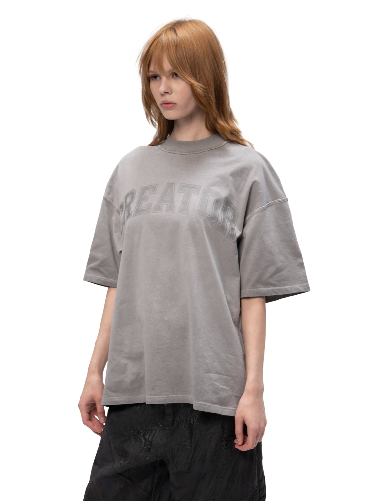 ACID WASH T-SHIRT CREATOR GREY