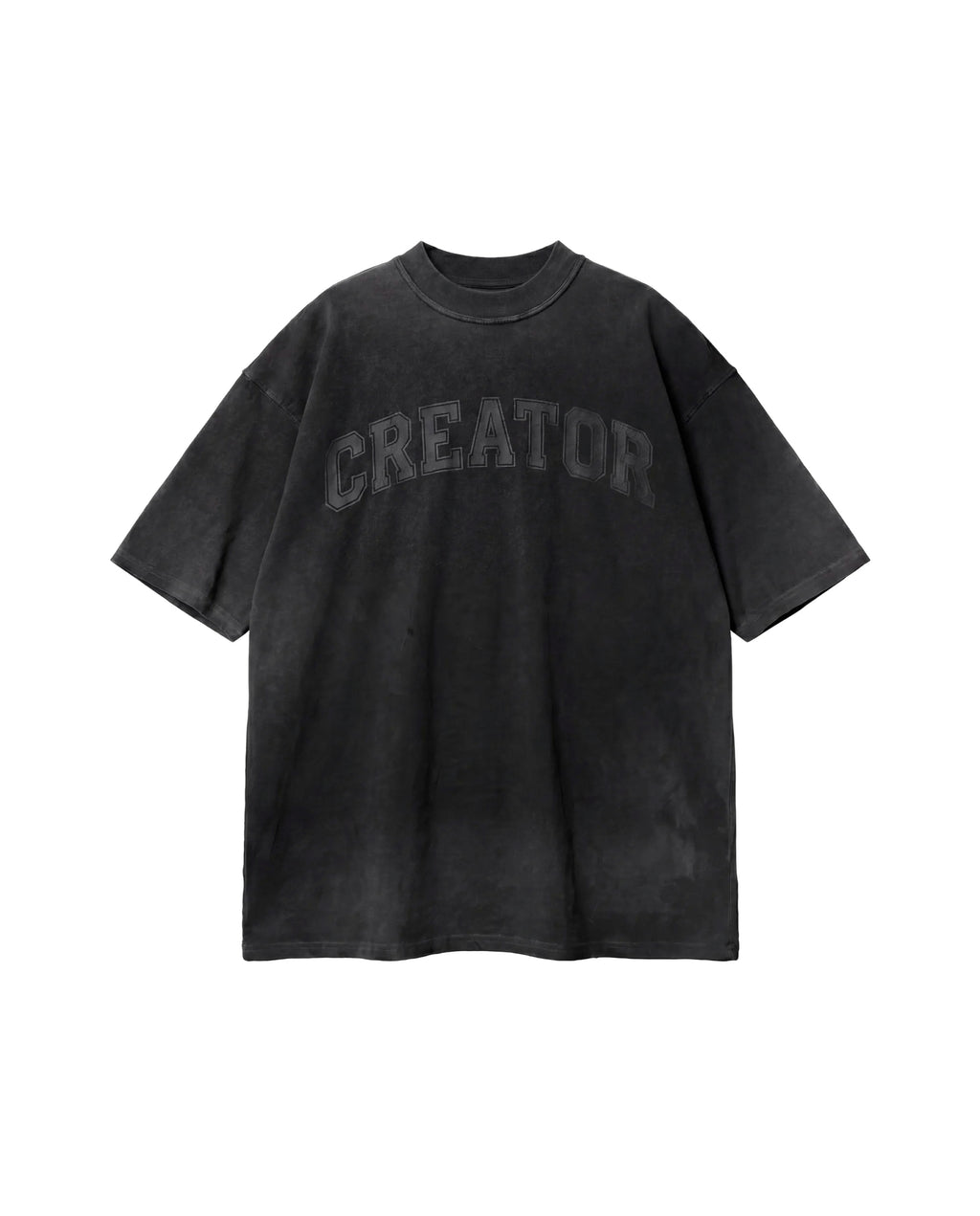 ACID WASH T-SHIRT CREATOR BLACK