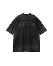 ACID WASH T-SHIRT CREATOR BLACK