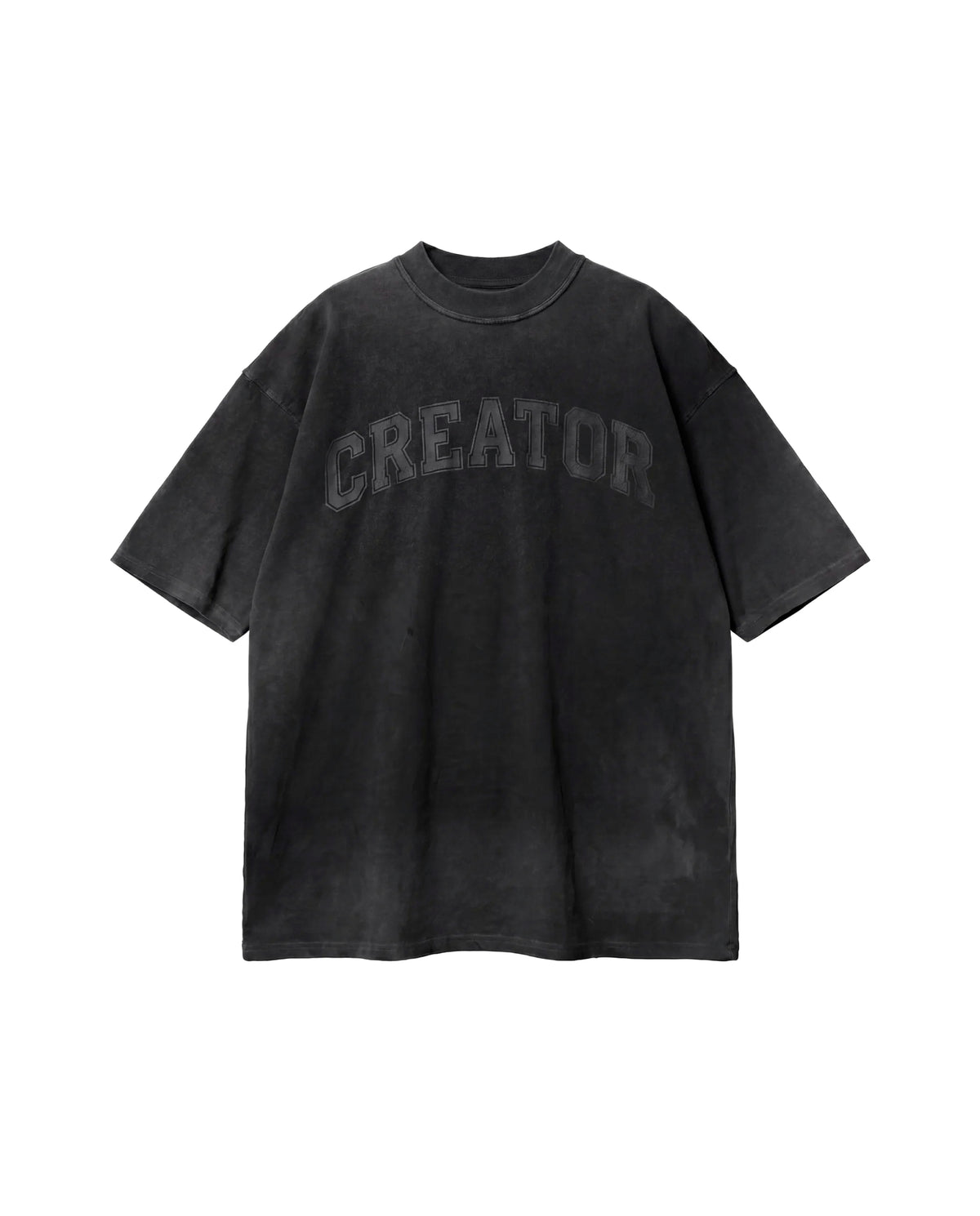 ACID WASH T-SHIRT CREATOR BLACK