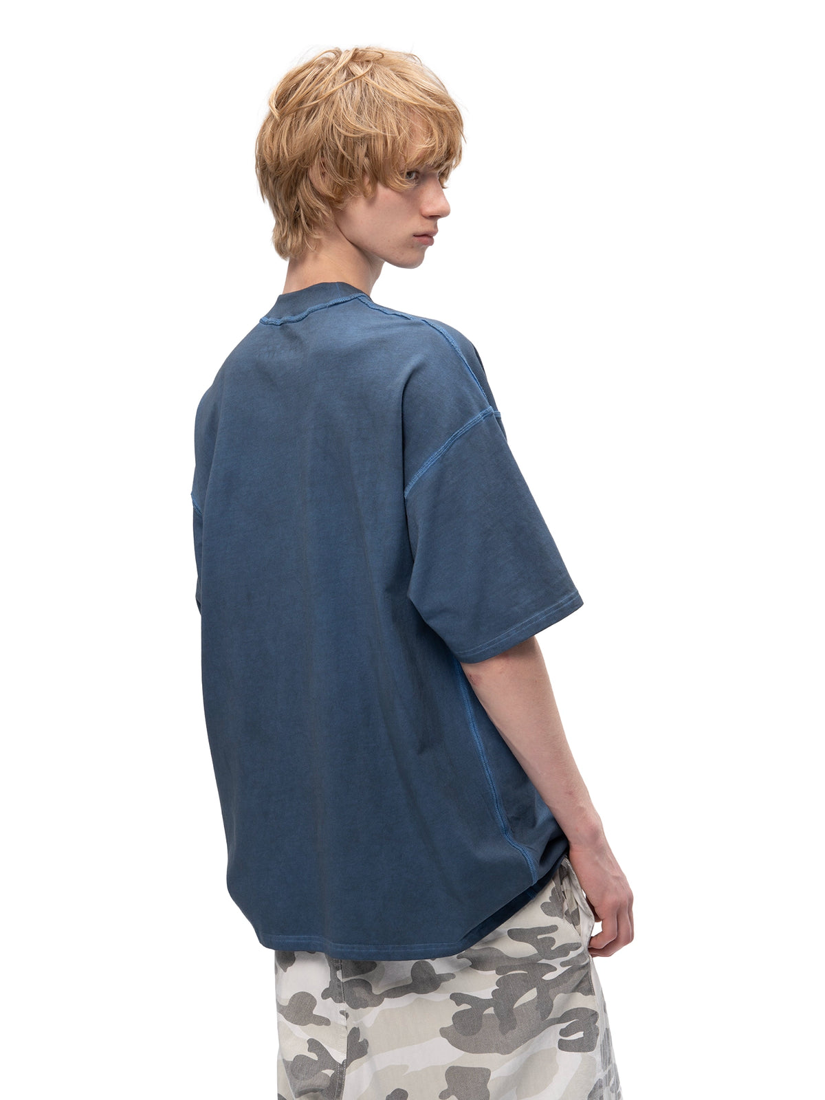 ACID WASH T-SHIRT CREATOR BLUE