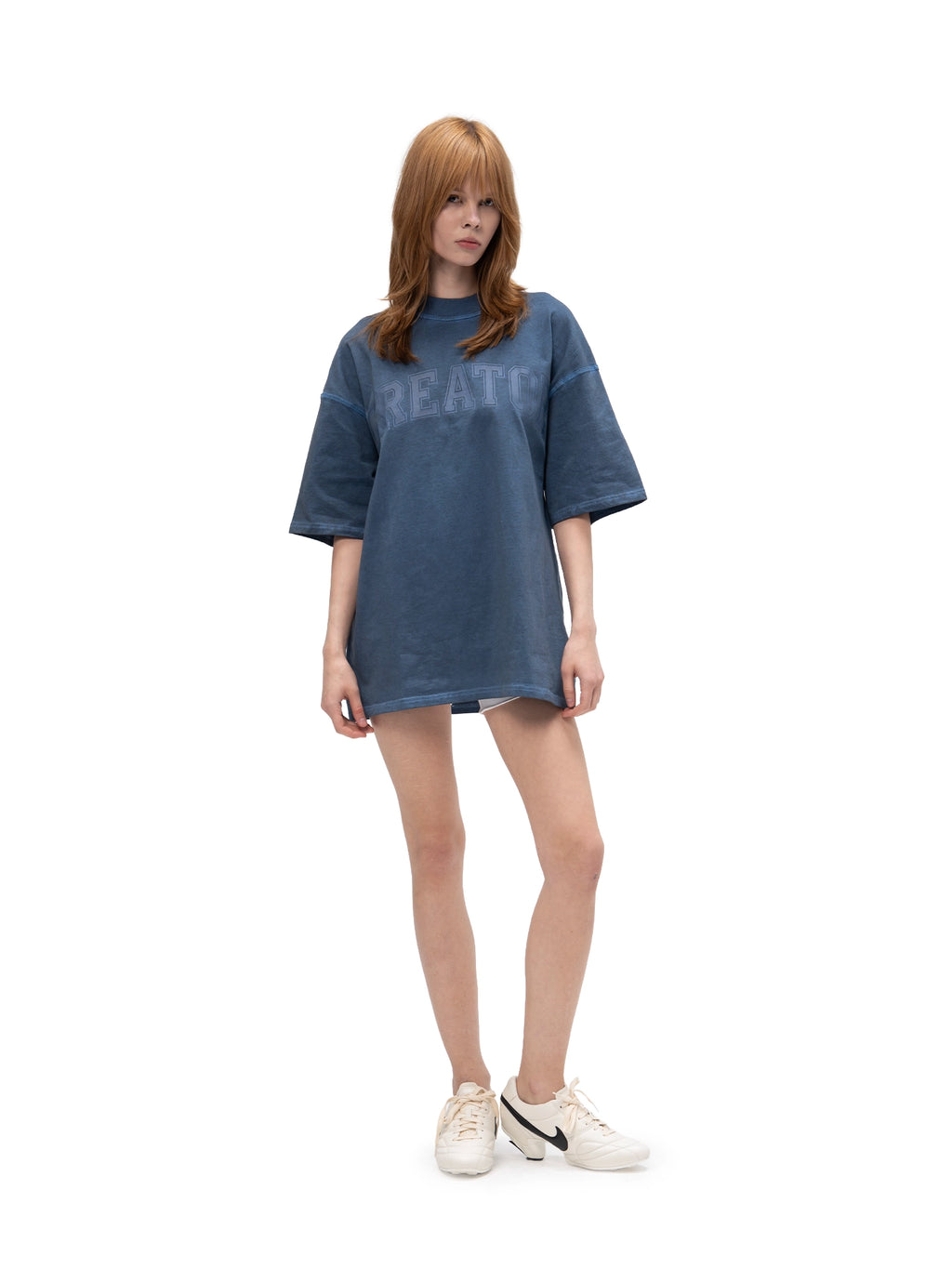 ACID WASH T-SHIRT CREATOR BLUE