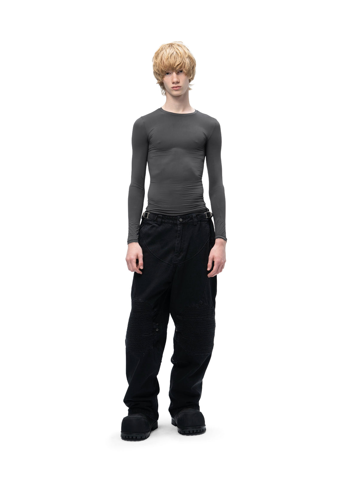 SECOND SKIN LONGSLEEVE ASPHALT