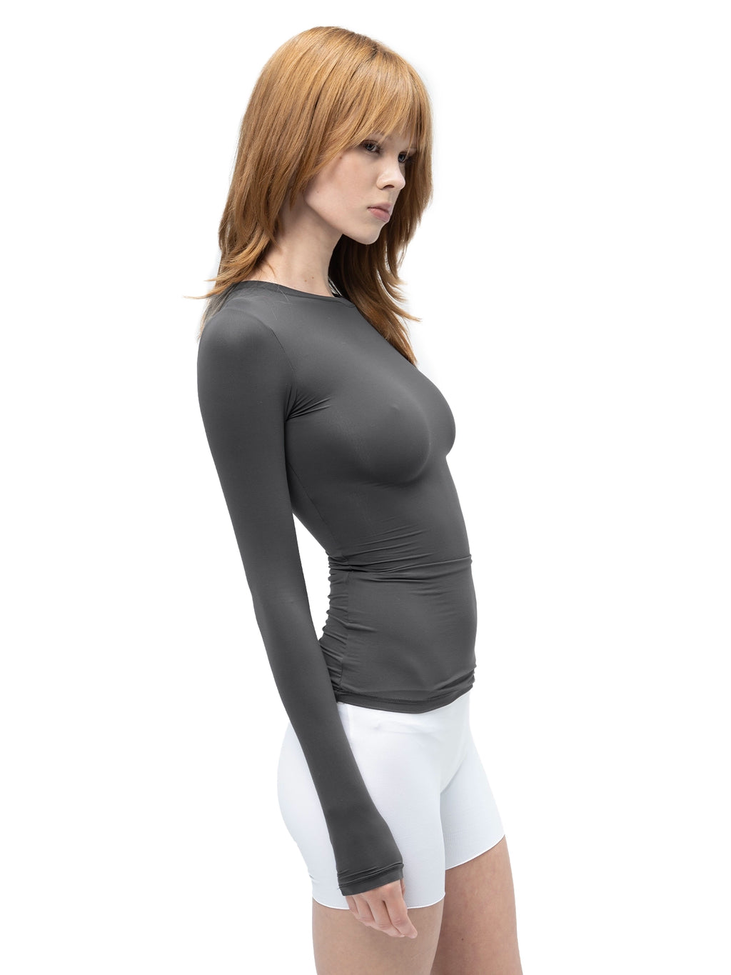 SECOND SKIN LONGSLEEVE ASPHALT