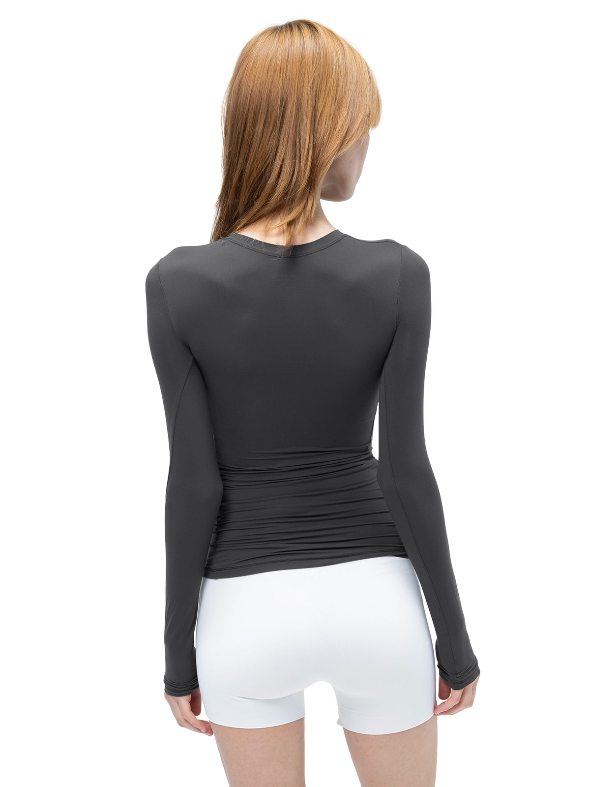 SECOND SKIN LONGSLEEVE ASPHALT