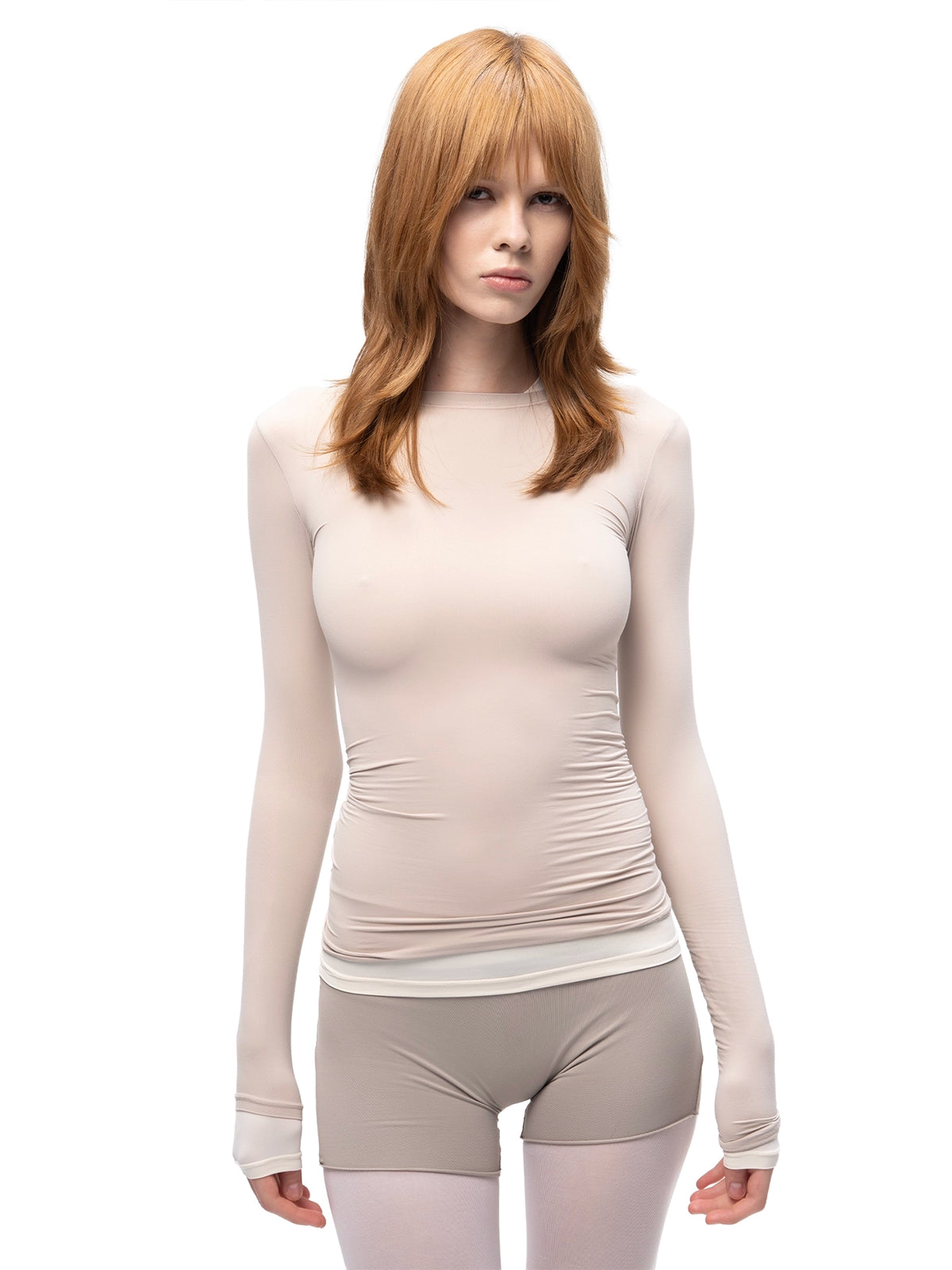 SECOND SKIN LONGSLEEVE SAND