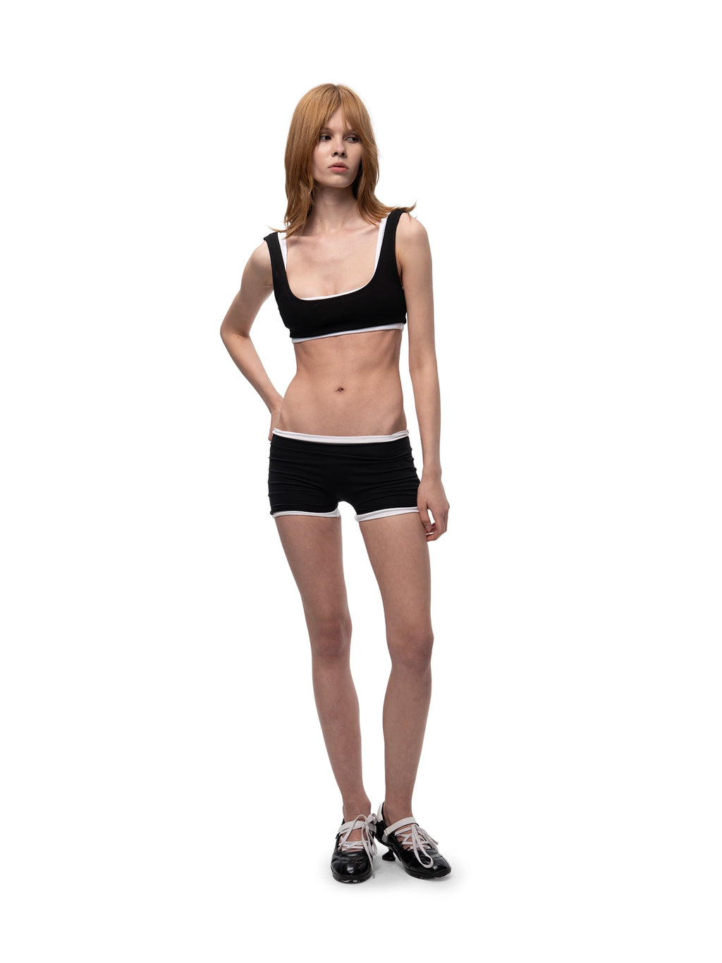 DOUBLE TOPS BLACK/WHITE