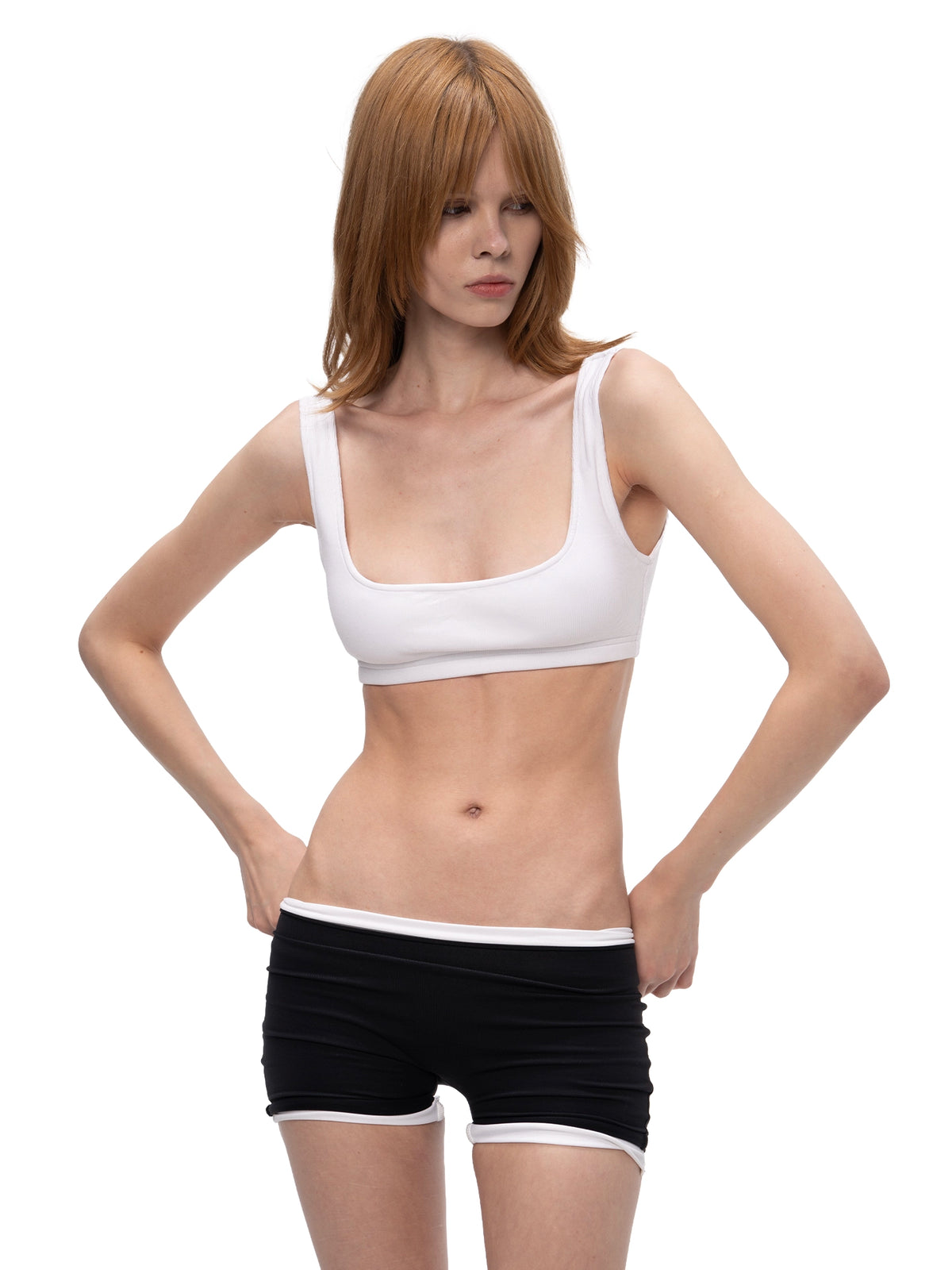 DOUBLE TOPS BLACK/WHITE