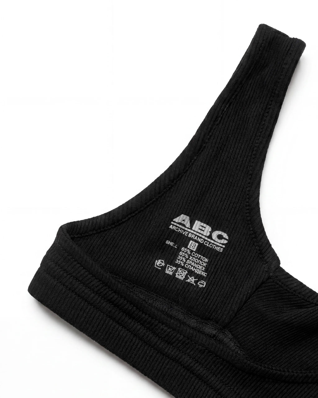 DOUBLE TOPS BLACK/WHITE