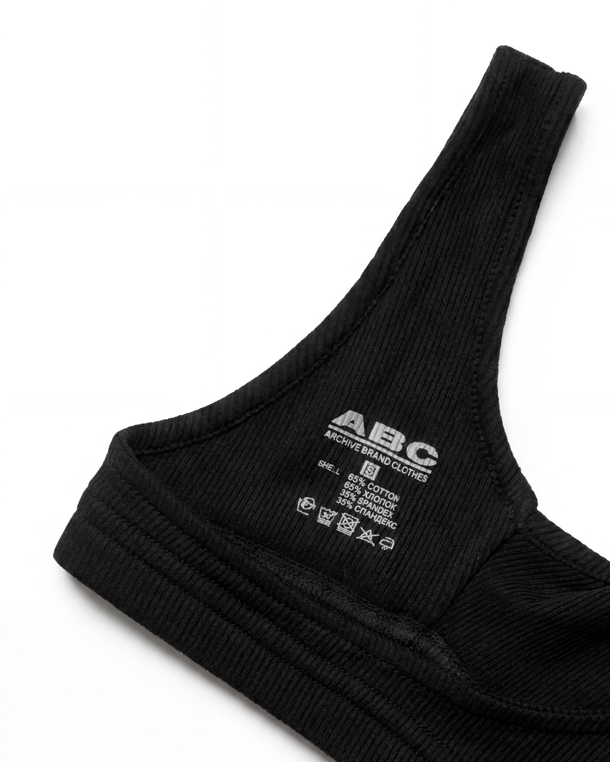 DOUBLE TOPS BLACK/WHITE