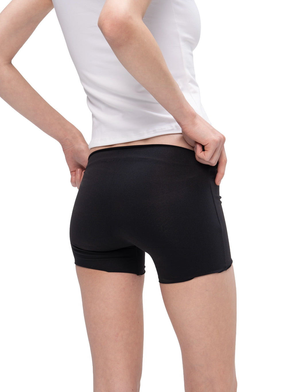 CROP SHORTS BLACK