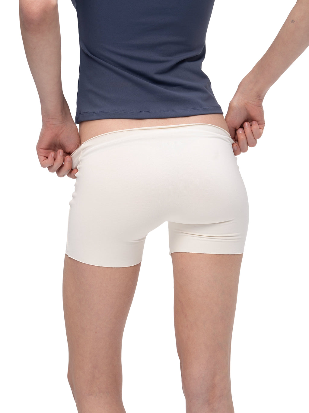 CROP SHORTS CREAM
