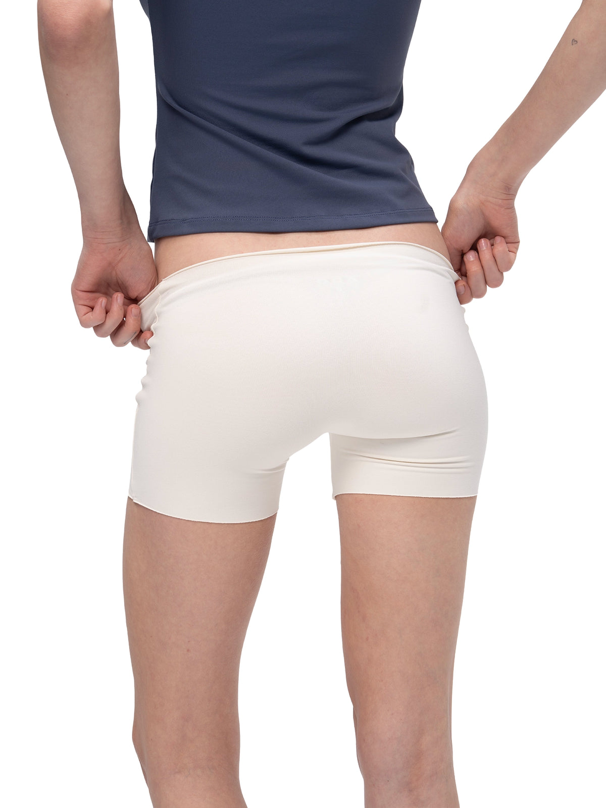 CROP SHORTS CREAM
