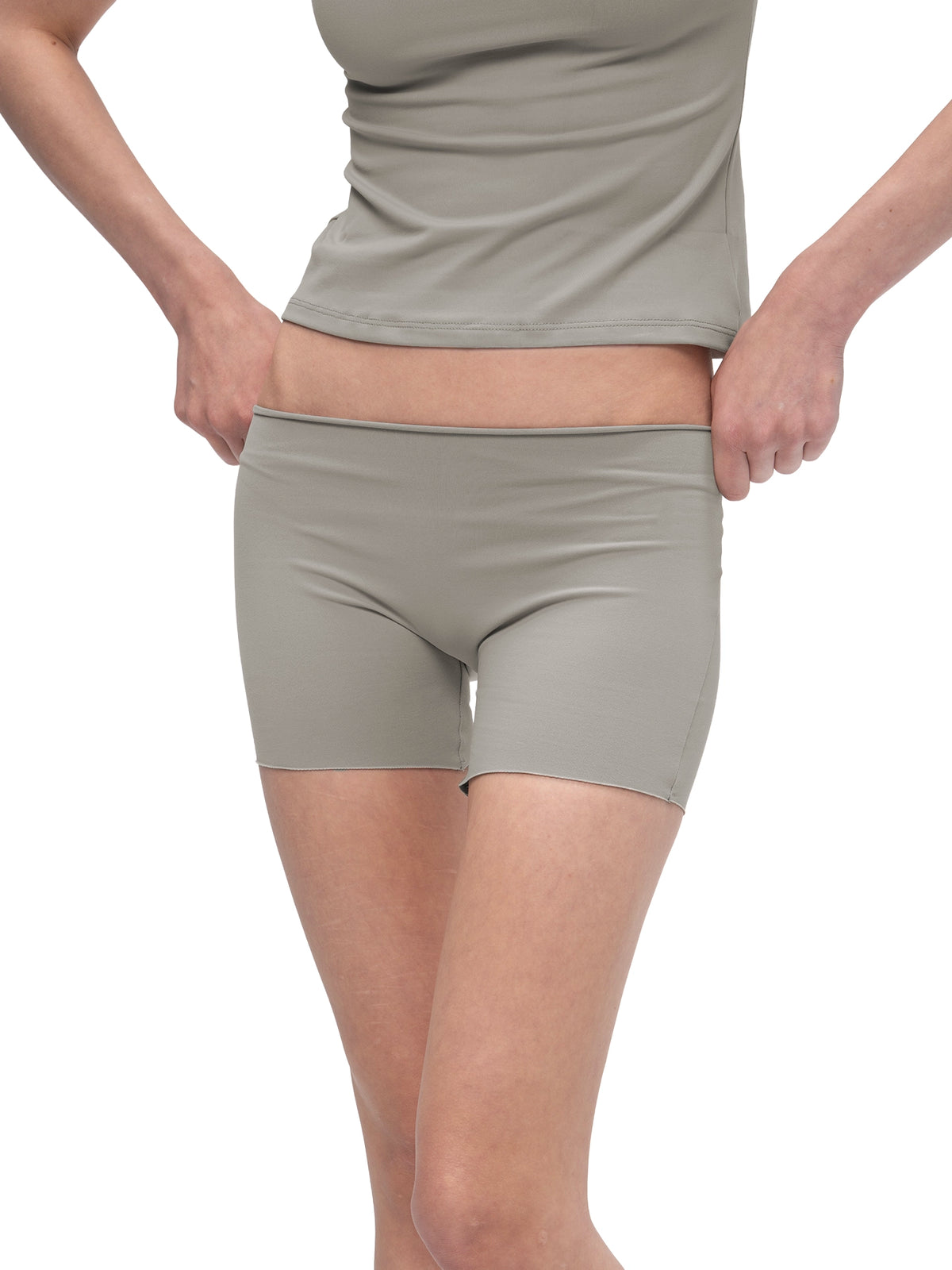CROP SHORTS SAGE